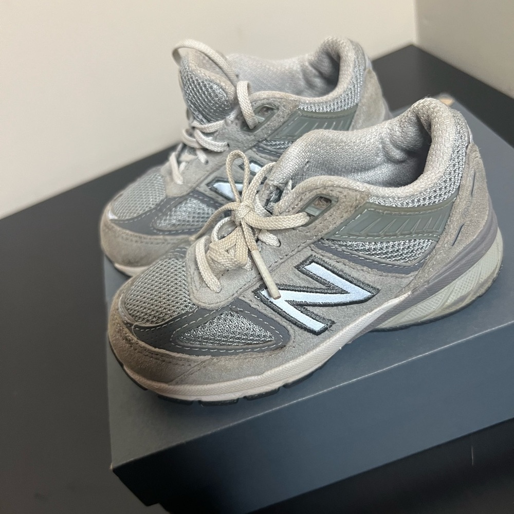 New Balance Kids' Sneakers in Gray and Silver